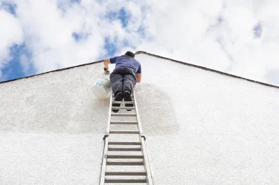 Peinture extérieure au Plessis-l'Évêque — façades et ravalement